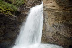 05 Lower Falls In Johnston Canyon In Summer